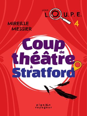 cover image of Coup de théâtre à Stratford